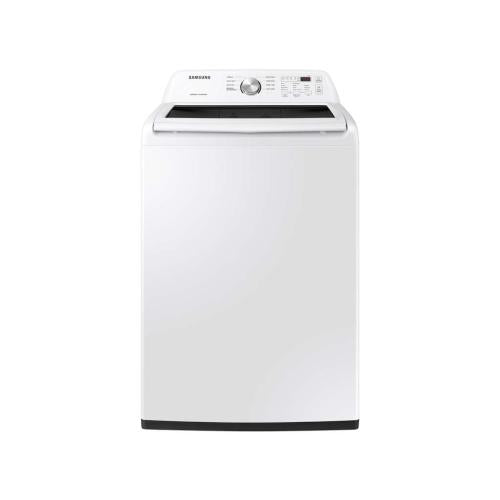 Laveuse à chargement par le haut Samsung WA45T3200AW/A4 de 4,5 pi³ avec technologie de réduction des vibrations+, blanche