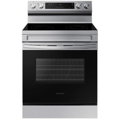 Samsung NE63A6111SS/AA 6.3 Cu. Ft. Smart Freestanding Electric Range In Stainless Steel