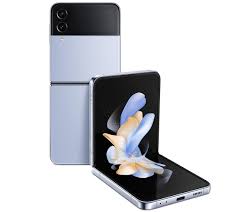 Samsung Galaxy Z Flip4 5G SM-F721ULVAGFI - Boost Mobile, bleu, 128 Go de stockage, One UI 5.1