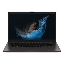 Samsung NP641BEDK01US : ordinateur portable professionnel avec connexion sécurisée et charnière à 180 degrés.