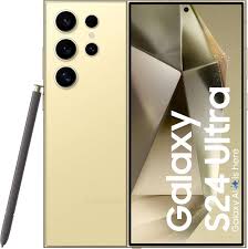 Samsung Galaxy S24 Ultra 5G SM3S926UZYAXAR - Factory Unlocked, Yellow, 256GB Storage, AI Scene Enhancement