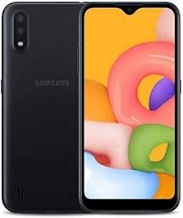 Samsung Galaxy A01 SM-A015AZKBATT - AT&T Locked, Black, 16GB Storage, Compact Design