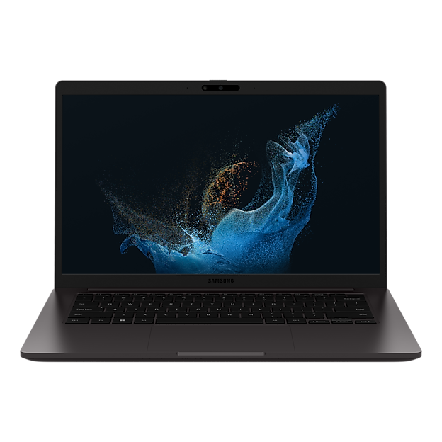 Samsung NP641BEFKA1US : ordinateur portable 14 pouces optimisé par l'IA avec connectivité haut débit et chargement intelligent.