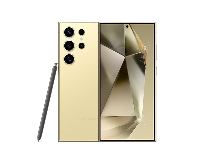 Samsung Galaxy S24 Ultra 5G SM3S928UZYFXAR - Factory Unlocked, Yellow, 1TB Storage, Samsung Knox Vault