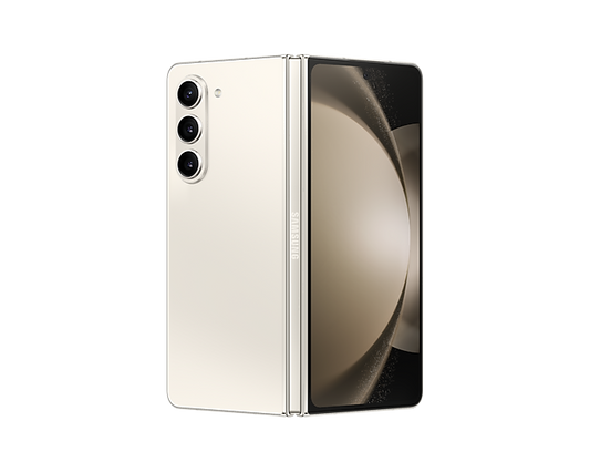 Samsung Galaxy Z Fold5 5G SM-F946UZEAXAA - Débloqué en usine, couleur crème, 512 Go de stockage, sécurité Samsung Knox