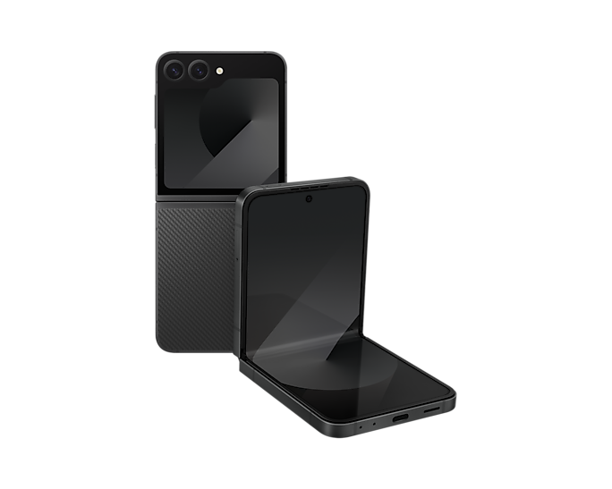 Samsung Galaxy Z Flip6 SM2S911UZGACHA - Phantom Black Global Flip6, Wireless PowerShare, 1TB Storage