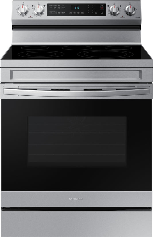 Cuisinière électrique autonome intelligente Samsung NE63A6511SS/AA de 6,3 pi³ en acier inoxydable