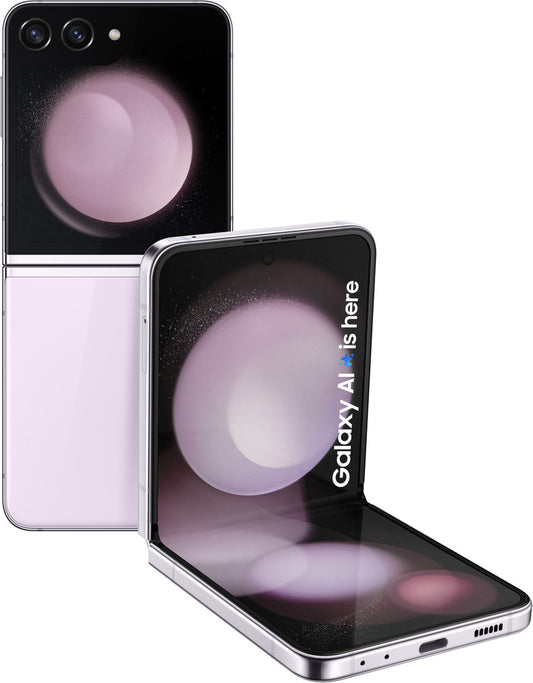 Samsung Galaxy Z Flip5 5G SM-F731ULG8ATT - AT&T Locked, Bora Purple, 256GB Storage, Snapdragon 8 Gen 2