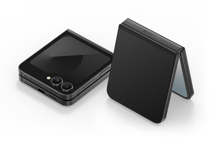 Samsung Galaxy Z Flip6 SM2S911ULIACHA - Phantom Black Flip6 Ultra Light, Adaptive AI Camera, Samsung Knox