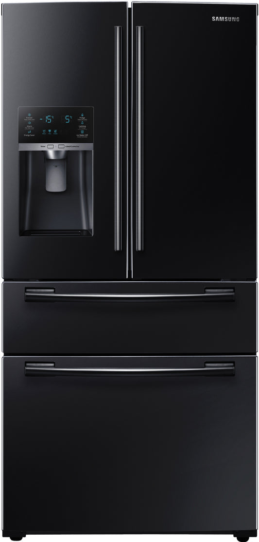 Samsung RF25HMEDBBC/AA 25 Cu. Ft. 4-Door French Door Refrigerator Black