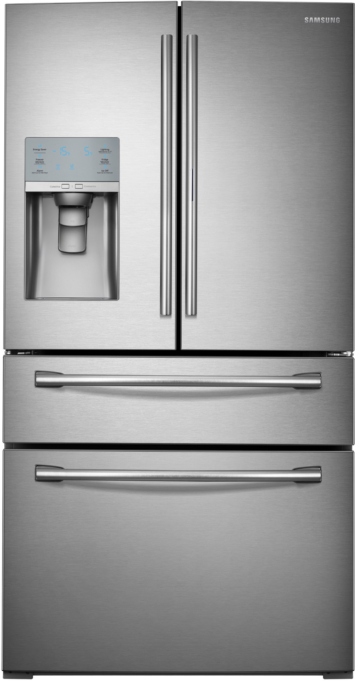 Samsung RF30HBEDBSR/AA 29.5-Cu Ft 4-Door French Door Refrigerator With Ice Maker