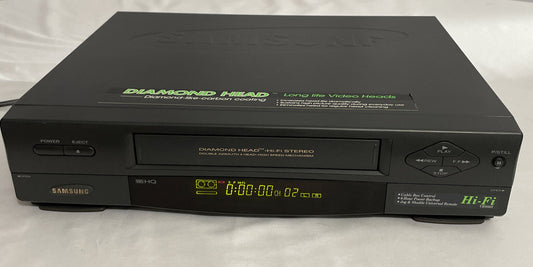 Enregistreur/lecteur haute vitesse Samsung VR8805 Diamond Head VCR VHS HQ