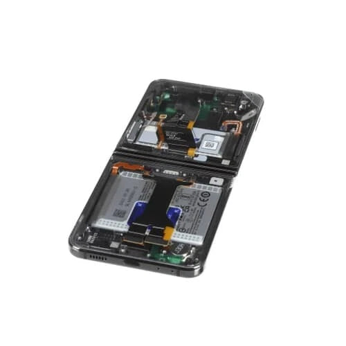 Samsung Mobile Galaxy Z Flip5 SVC Complete LCD Display Screen with Frame (Graphite) - GH82-31825A