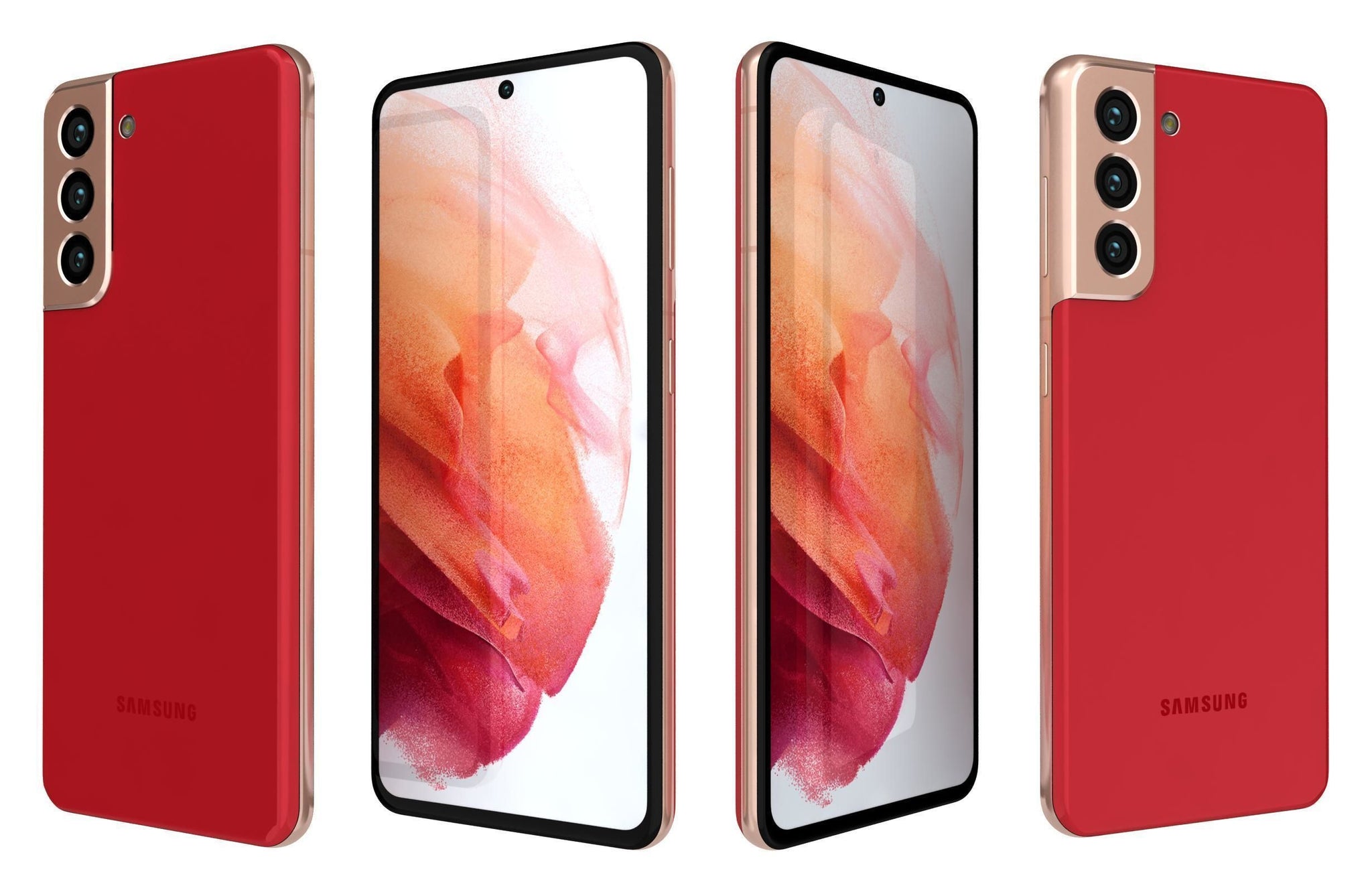 Samsung Galaxy S21+ 5G SM3G996UZVAXAA - Factory Unlocked, Phantom Red, 128GB Storage, AI Super Night Mode