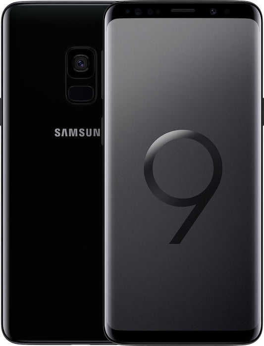 Samsung Galaxy S9 SM-G960UZKAN14 - Carrier Locked, Midnight Black, 64GB Storage, IP68 Water Resistance