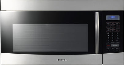 Four à micro-ondes à hotte intégrée Samsung SMH9187ST/XAA de 1,8 pi³ (acier inoxydable)