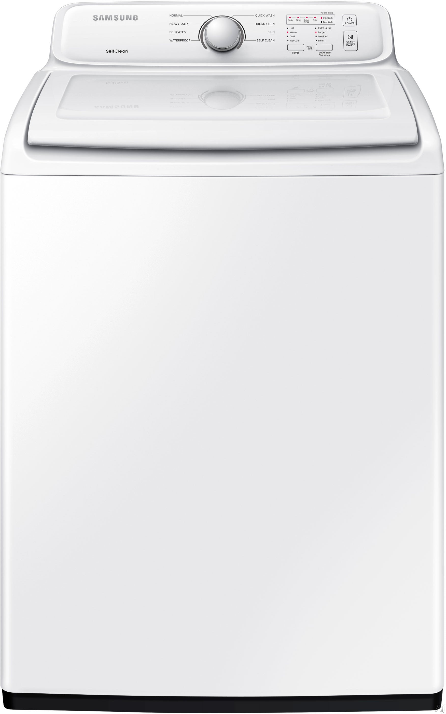 Samsung WA40J3000AW/AA 4.0 Cu. Ft. High-efficiency Top-loading Washer