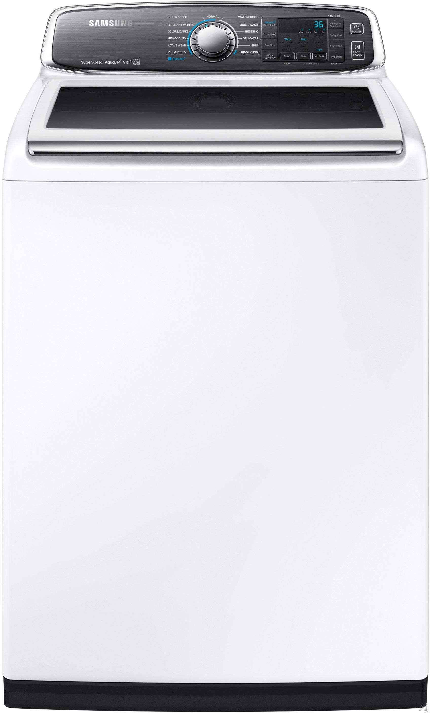 Samsung WA52J8060AW/A2 27 Inch 5.2 Cu. Ft. Top Load Washer