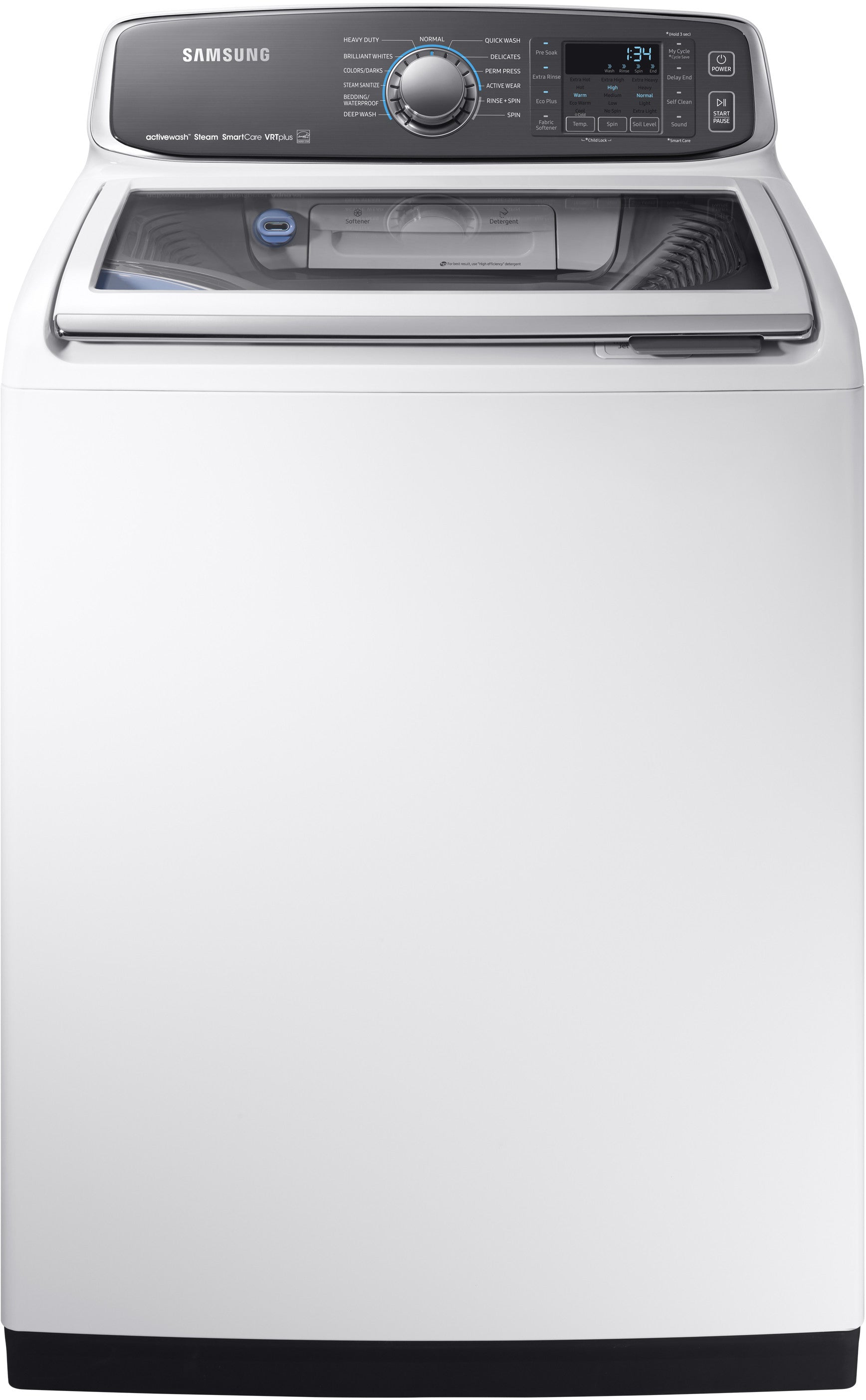 Samsung WA52M7750AW/A4 5.2 Cu. Ft. High-efficiency Top-loading Washer