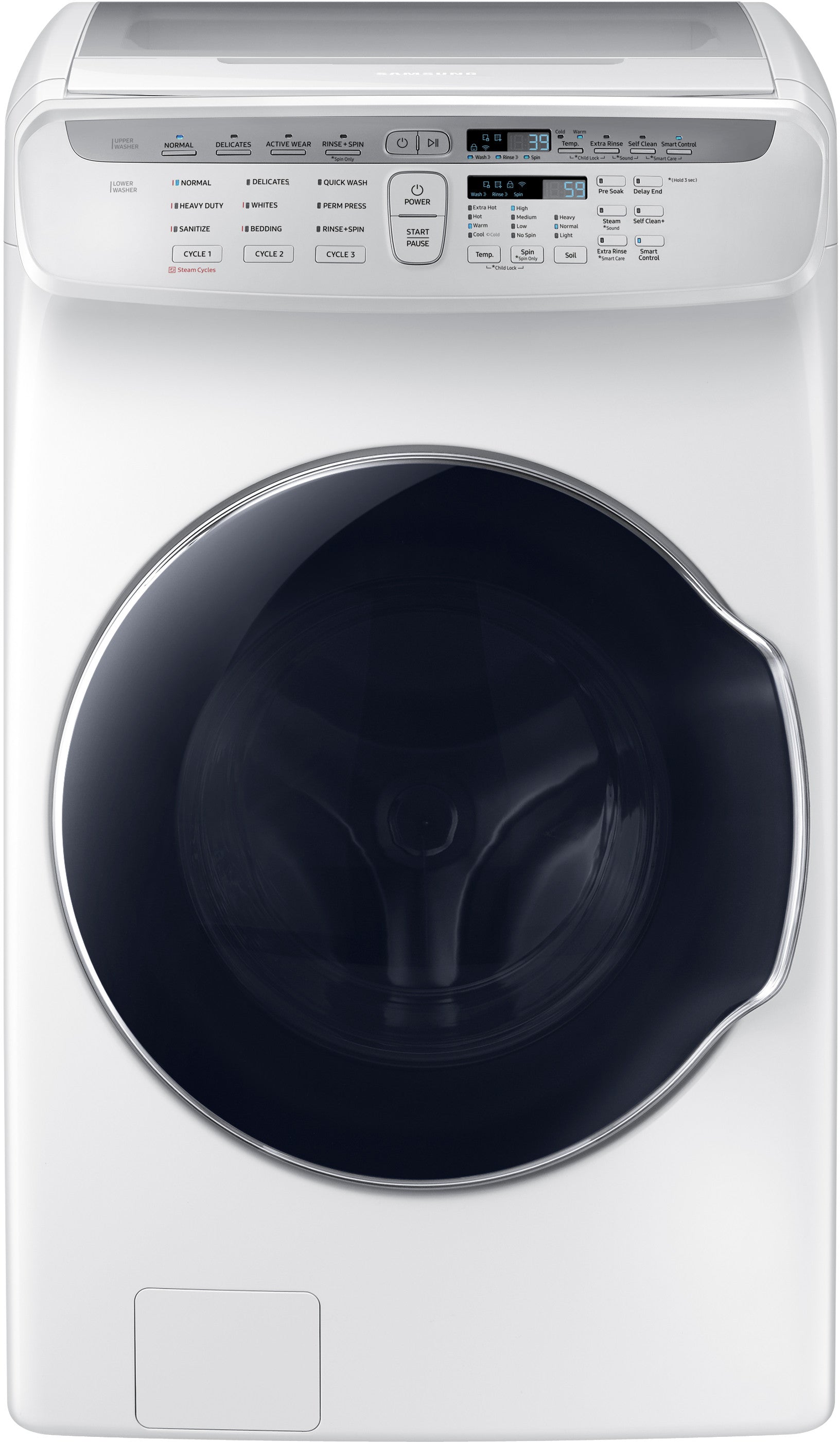 Samsung WV55M9600AW/A5 5.5 Cu. Ft. High-efficiency Flex wash Washer