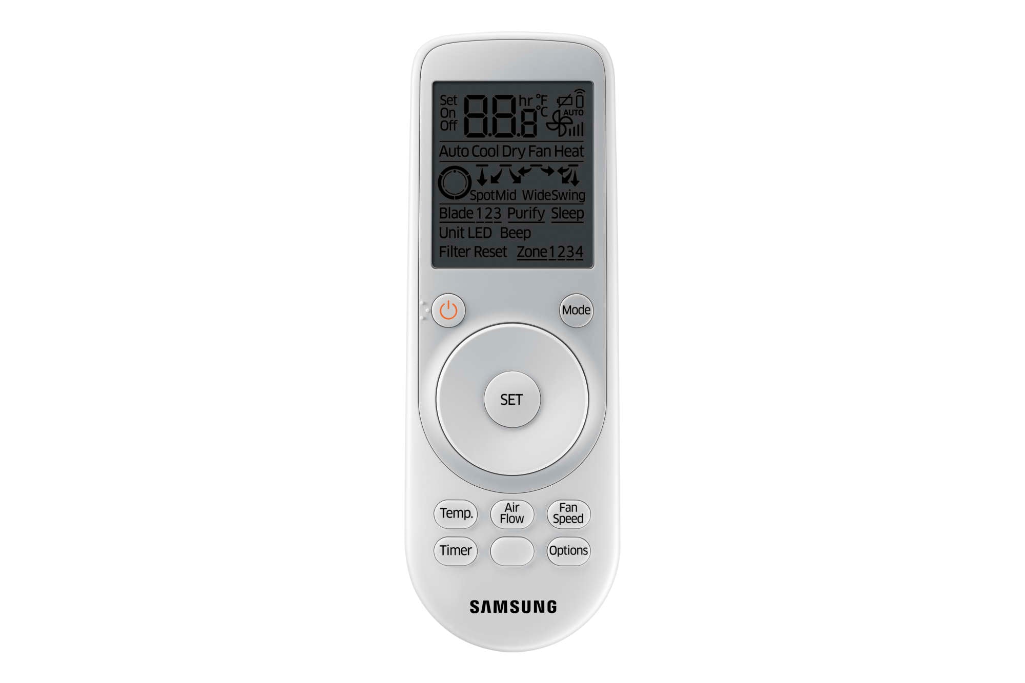 Samsung ARKH00U Air Conditioner Wireless Remote Control - Samsung Parts USA