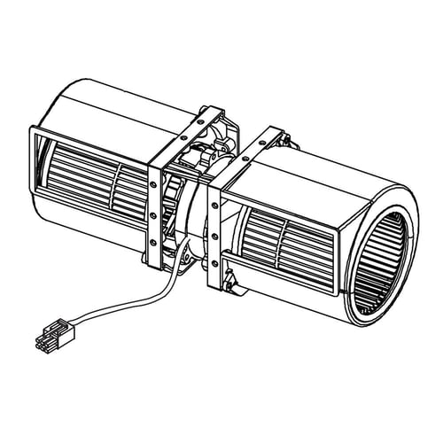 Samsung DE31-00028W Microwave Vent Fan Motor Assembly (Replaces De31-00028C) - Samsung Parts USA