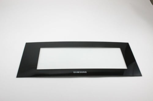 Samsung DE64-01292A Microwave Door Outer Glass (Black) - Samsung Parts USA