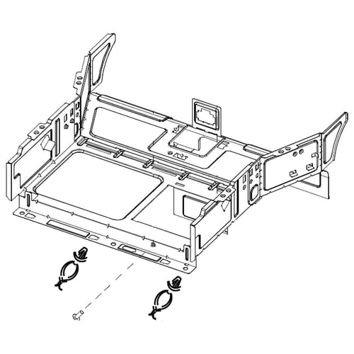 Samsung DE94-02373C Upper Duct - Samsung Parts USA