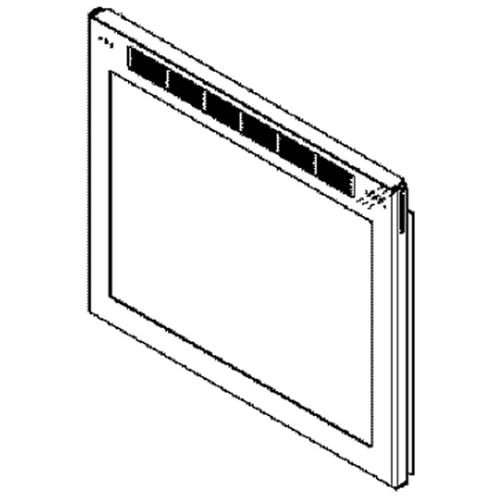 Samsung DG94-01117A Range Oven Door Outer Panel - Samsung Parts USA