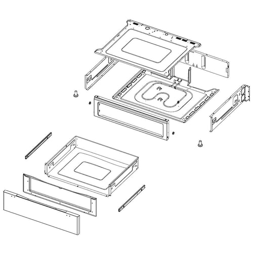 Samsung DG97-00117M Main Drawer - Samsung Parts USA