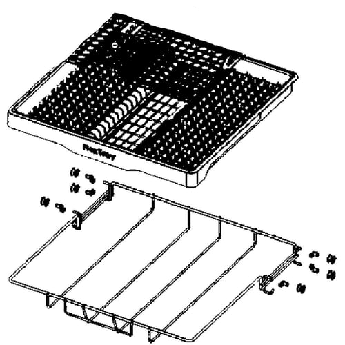 Samsung DD97-00193A Dishwasher Knife Holder Basket - Samsung Parts USA