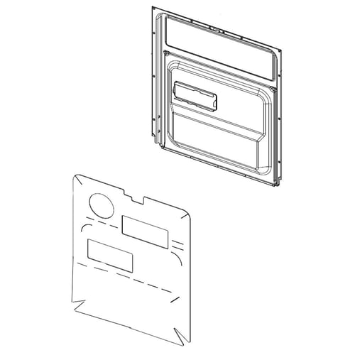 Samsung DD97-00491A Dishwasher Door Inner Panel - Samsung Parts USA