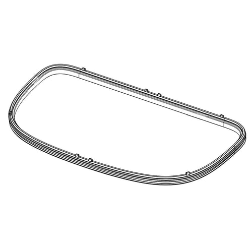 Samsung DC62-00520A Washer Tub Cover Door Seal - Samsung Parts USA