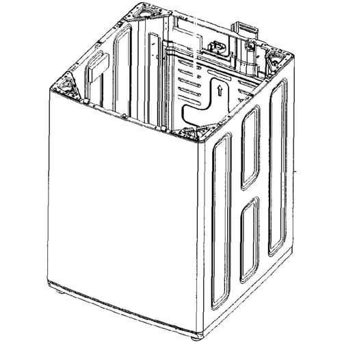 Samsung DC90-24108F Washer Cabinet - Samsung Parts USA