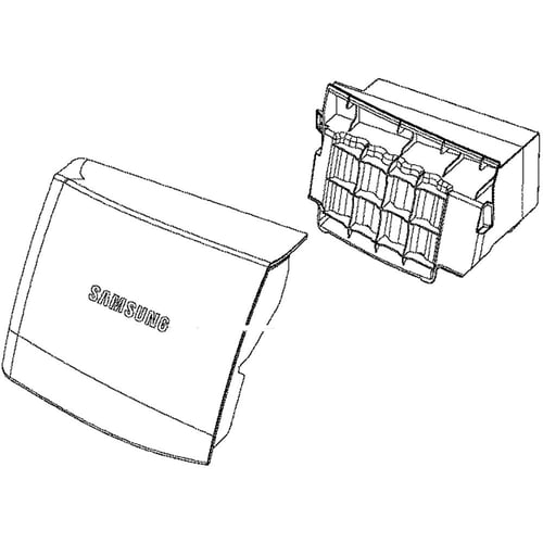 Samsung DC97-17013A Washer Dispenser Drawer Handle Assembly - Samsung Parts USA