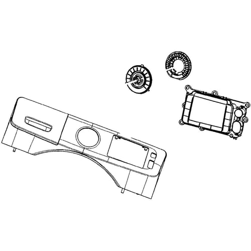 Samsung DC97-18088D Washer Control Panel Assembly - Samsung Parts USA