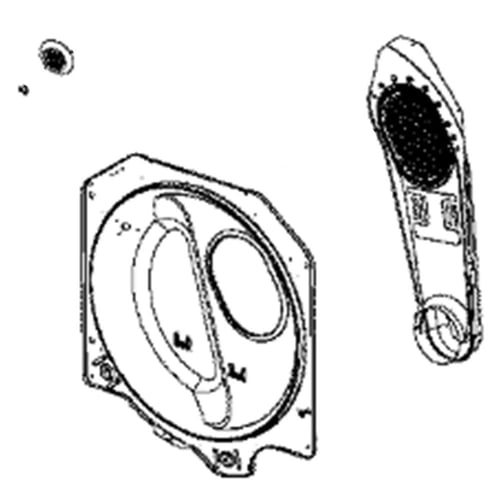 Samsung DC97-19083A Dryer Bulkhead - Samsung Parts USA