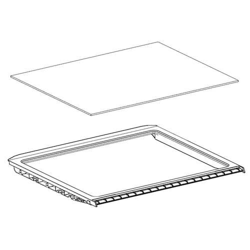 Samsung DA01-00888A Refrigerator Glass Shelf - Samsung Parts USA