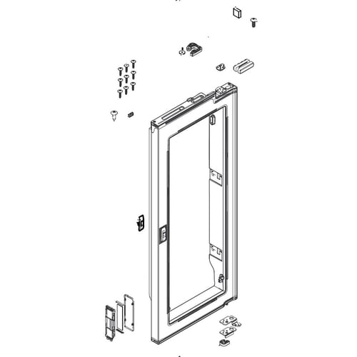 Samsung DA91-04199F Refrigerator Door Assembly, Right - Samsung Parts USA