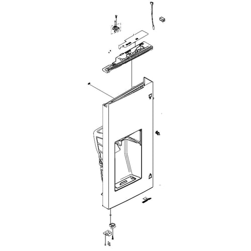 Samsung DA91-04130A Refrigerator Door Assembly, Left - Samsung Parts USA