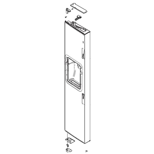 Samsung DA91-04353A Refrigerator Freezer Door Assembly - Samsung Parts USA