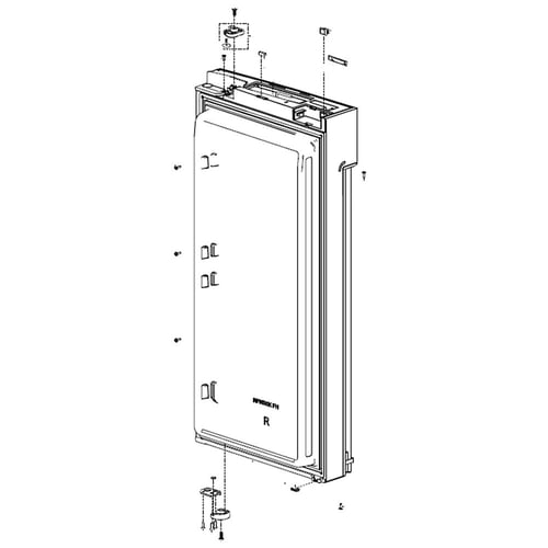 Samsung DA91-04575A Refrigerator Door Assembly, Right - Samsung Parts USA