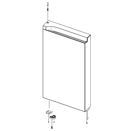 Samsung DA91-05480G Refrigerator Freezer Door Assembly, Left - Samsung Parts USA