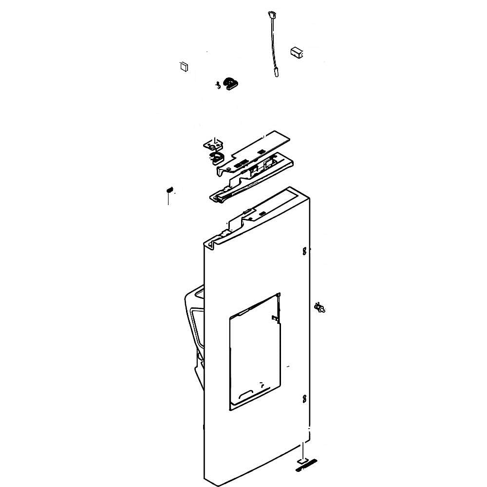 DA94-02563A ASSEMBLY DOOR FOAM REF (LEFT) - Samsung Parts USA