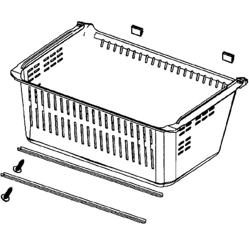 Samsung DA97-06276A Refrigerator Freezer Drawer Box Tray Assembly - Samsung Parts USA