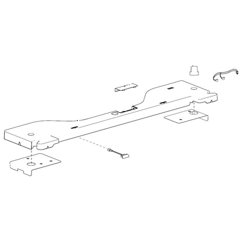 Samsung DA97-12527P Refrigerator Table, Upper - Samsung Parts USA