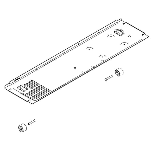 Samsung DA97-12557A Refrigerator Base Plate - Samsung Parts USA