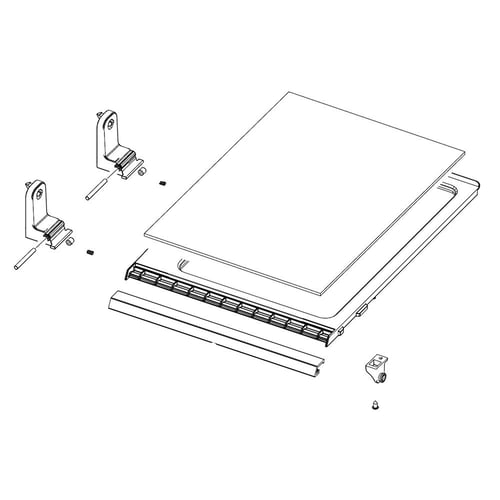 Samsung DA97-16209B Refrigerator Shelf Assembly - Samsung Parts USA