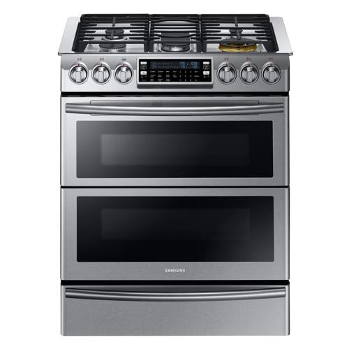 Samsung NY58J9850WS/AA 5.8 Cu. Ft. Double Oven Dual Fuel Convection Range - Samsung Parts USA