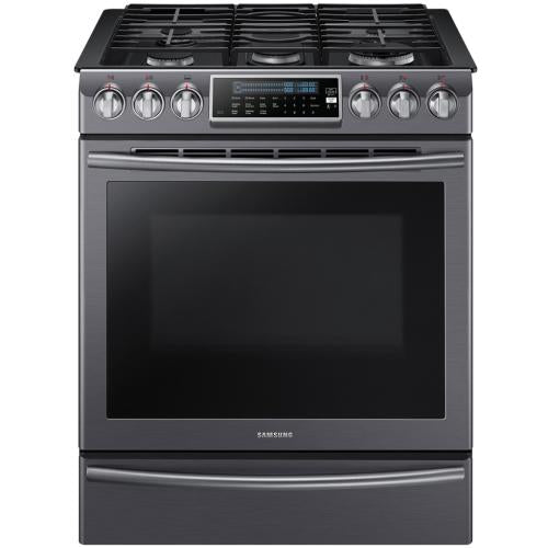 5.8 cu. ft. Slide-In Gas Range with True Convection in Stainless Steel Range  - NX58H9500WS/AA